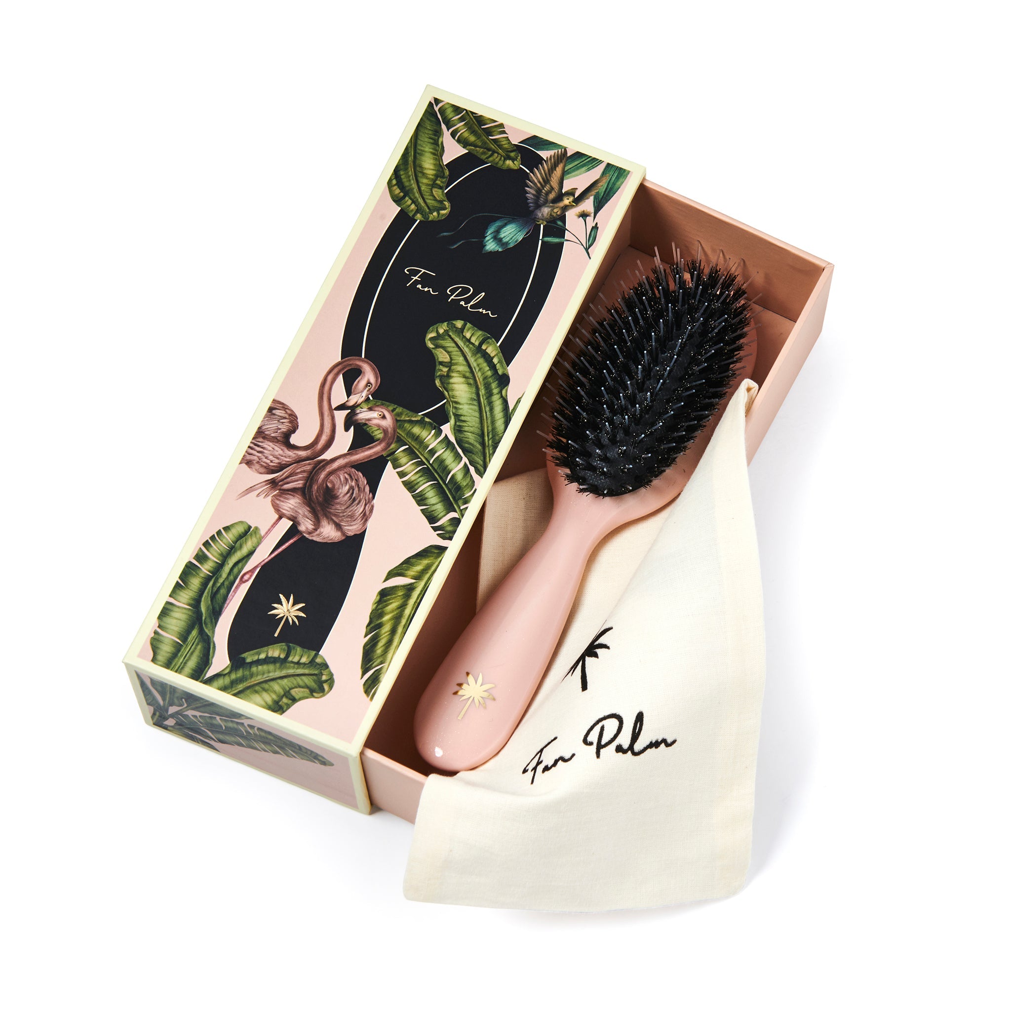 Fan Palm Boar- & Nylon Brush Paradise - Den Lille Ida - Fan Palm