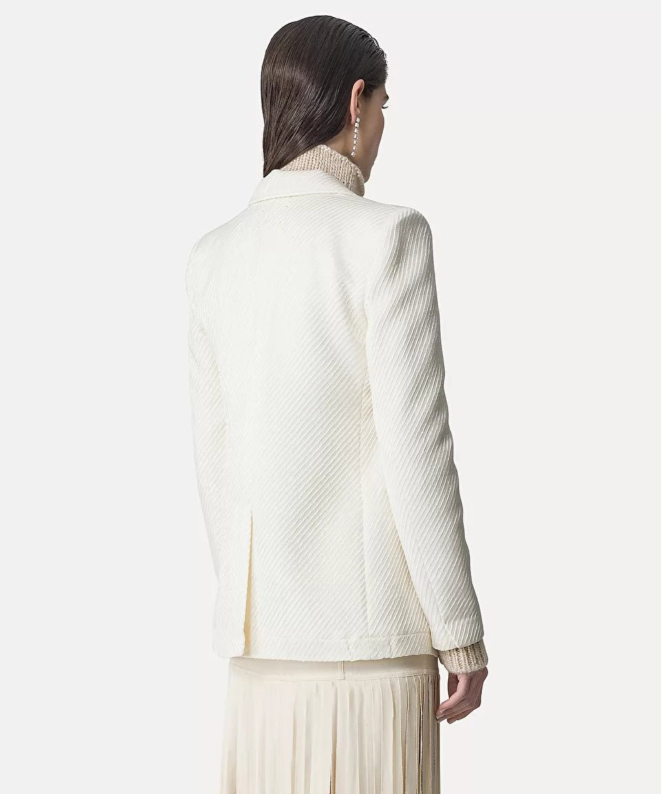 forte_forte diagonal structure couture jacket pure - Den Lille Ida - forte_forte