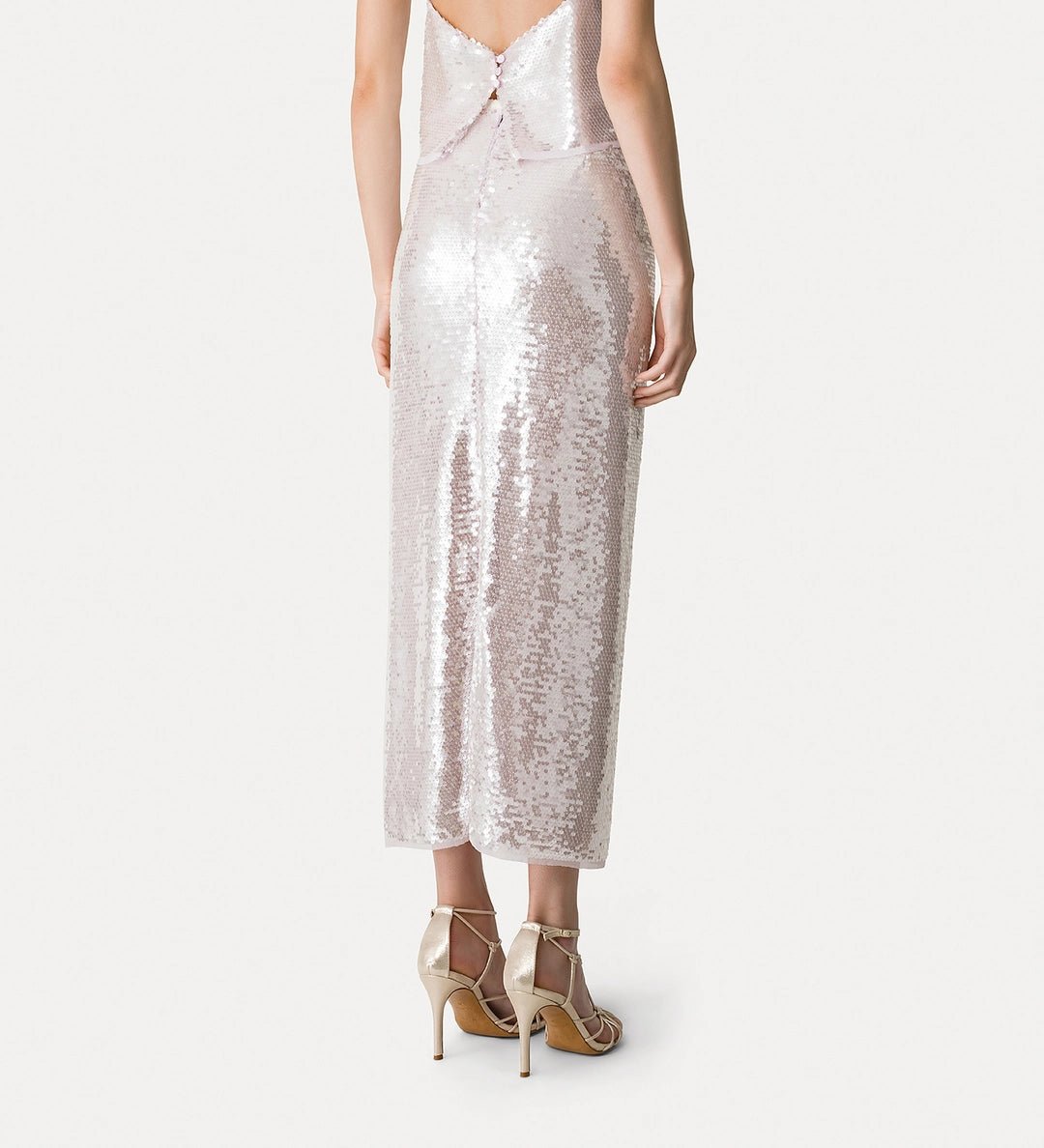 forte_forte "liquid sequins" pencil skirt crystal - Den Lille Ida - forte_forte