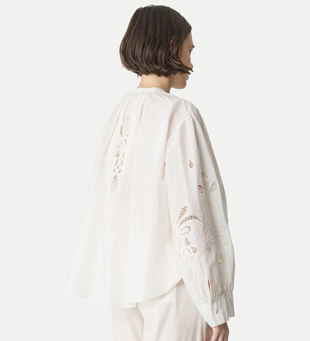 forte_forte "lunamaris" voile bohemian shirt - Den Lille Ida - forte_forte