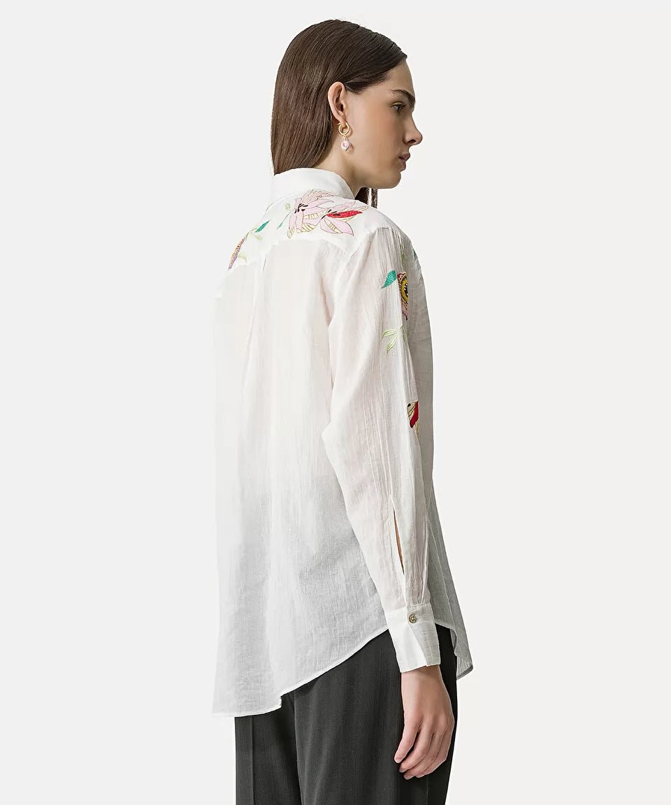 forte_forte mannish shirt in cotton voile - Den Lille Ida - forte_forte
