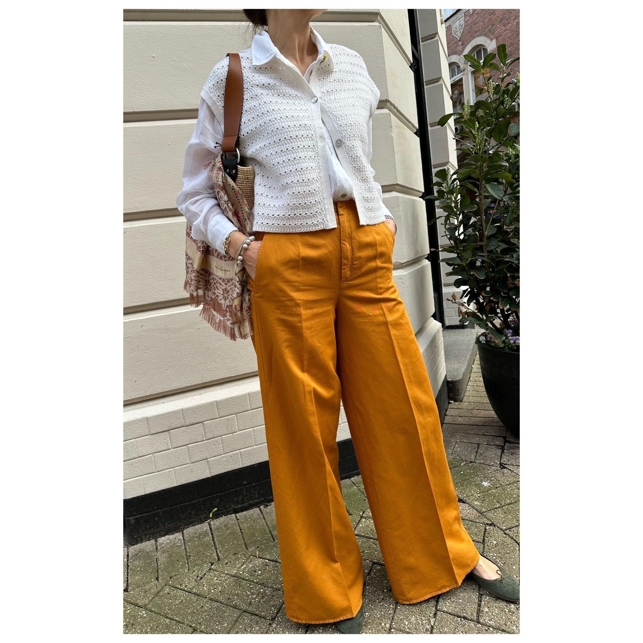 forte_forte palazzo pants in cotton garbadine - Den Lille Ida - forte_forte