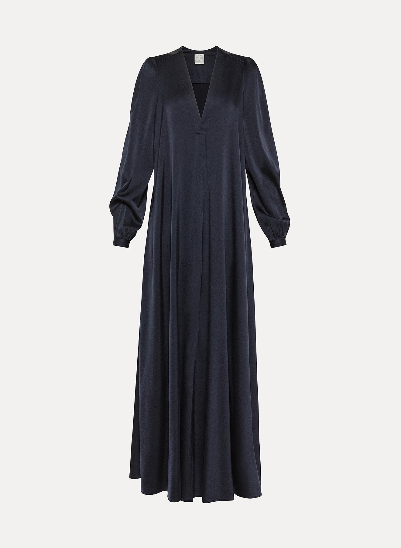 forte_forte silk satin belted dress notte - Den Lille Ida - forte_forte