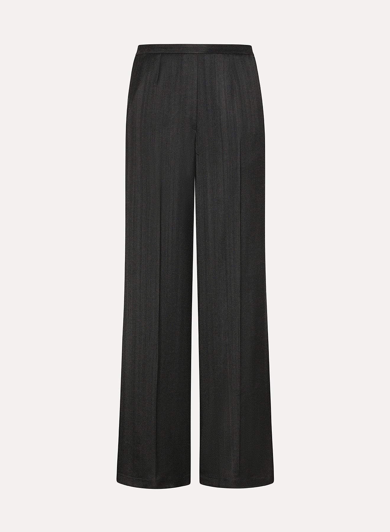 forte_forte viscose wool high waist pants black - Den Lille Ida - forte_forte