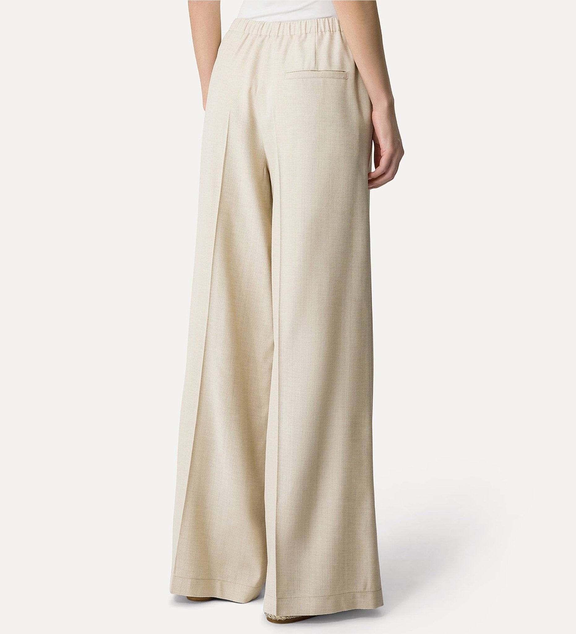 forte_forte viscose slub flat front pants - Den Lille Ida - forte_forte