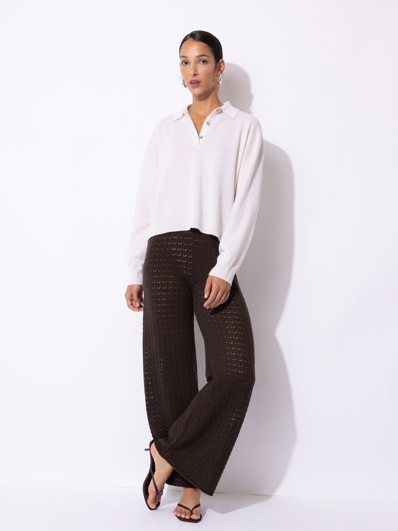 FTC Cashmere Polo Offwhite - Den Lille Ida - FTC