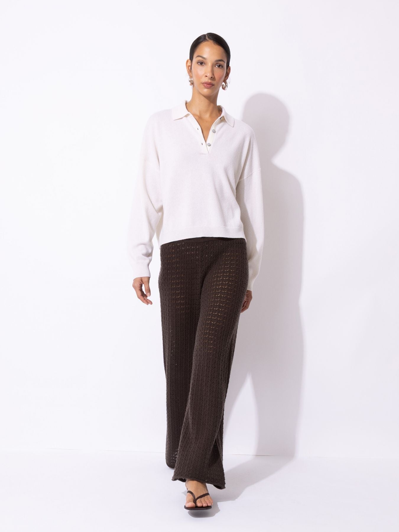 FTC Cashmere Polo Offwhite - Den Lille Ida - FTC