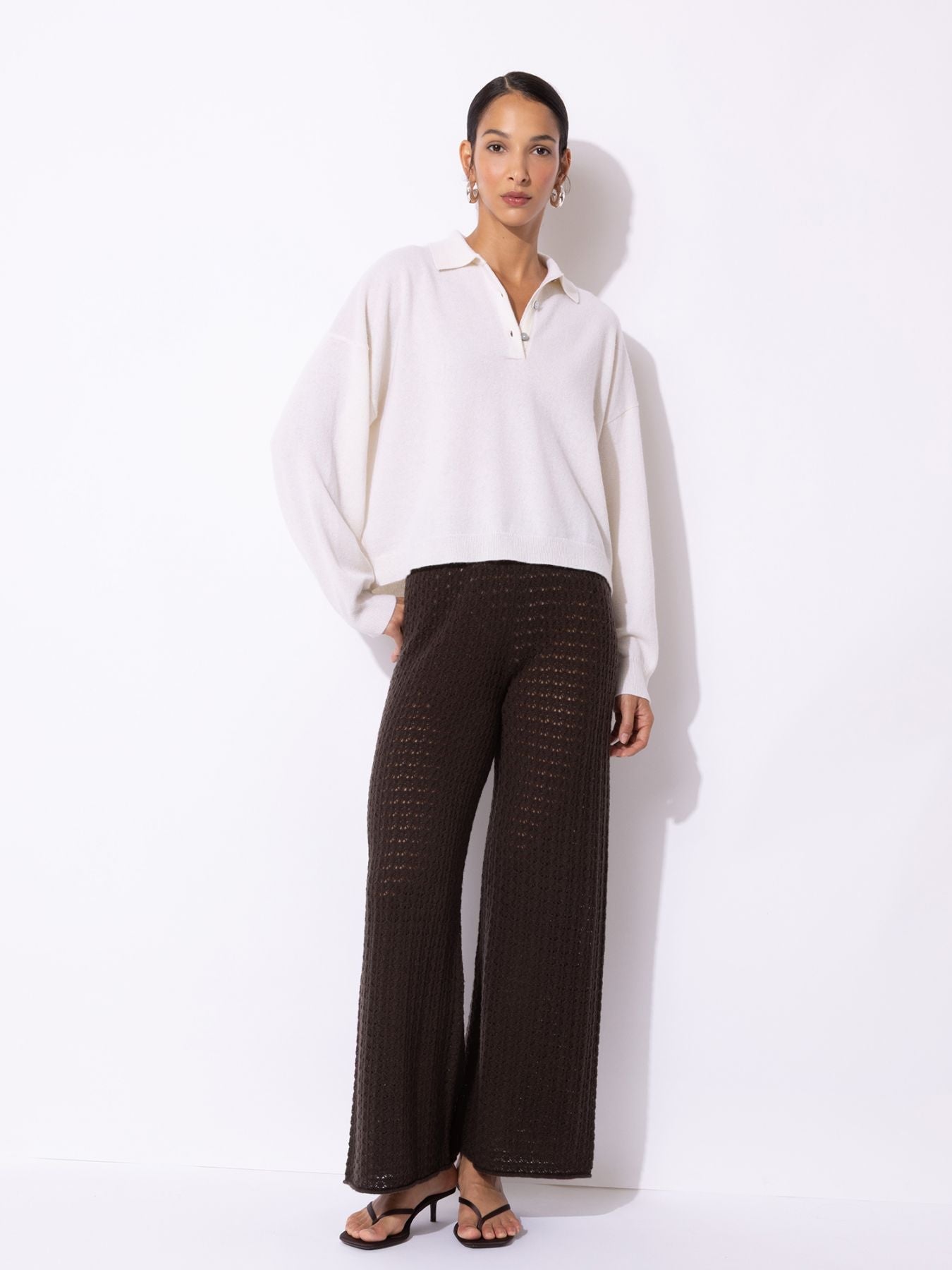FTC Cashmere Polo Offwhite - Den Lille Ida - FTC