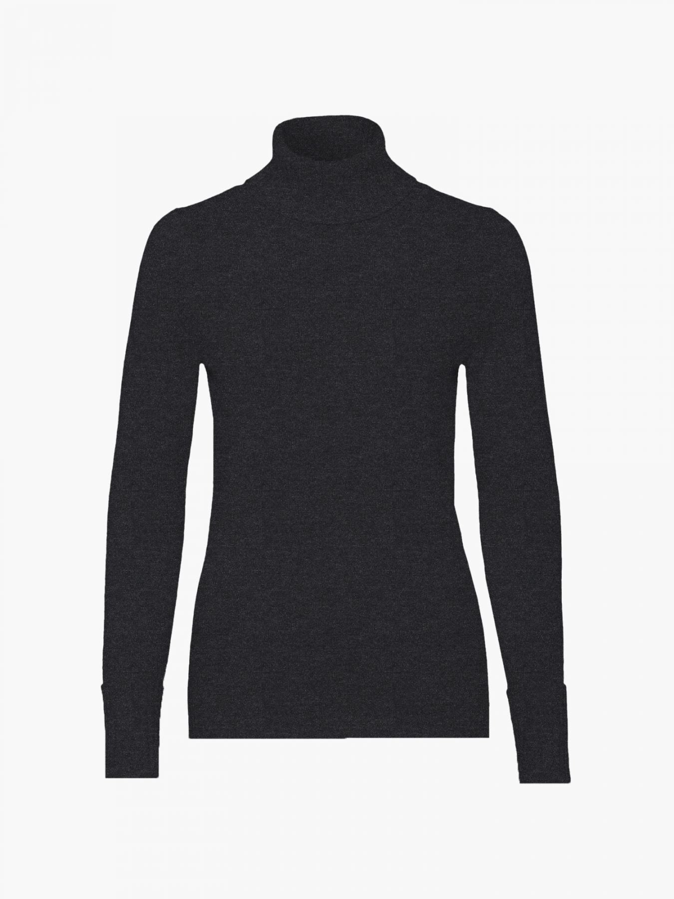 FTC cashmere rullekrave charcoal - Den Lille Ida - FTC