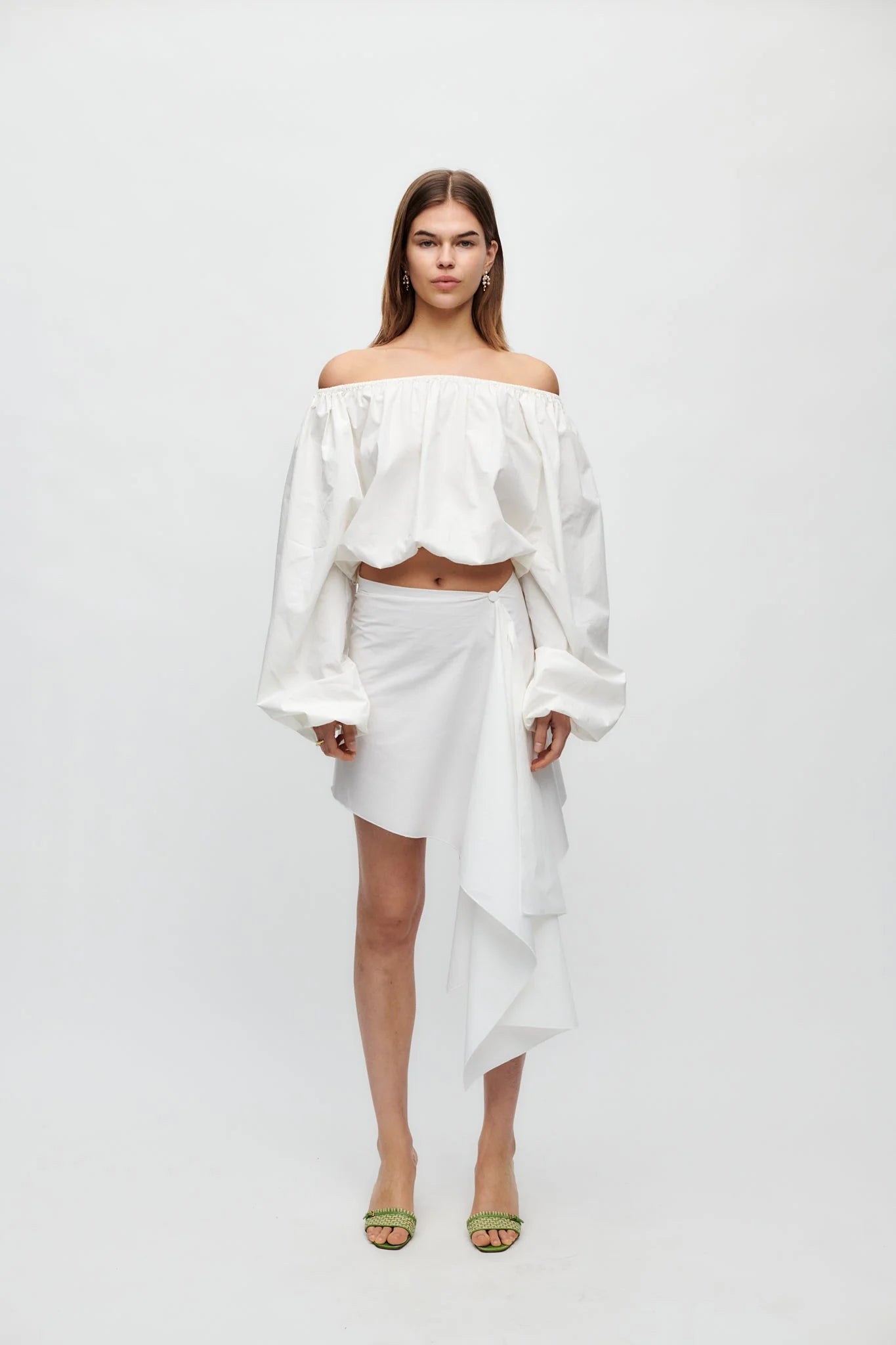 HANNE BLOCH COTTON OFF SHOULDER TOP - Den Lille Ida - HANNE BLOCH