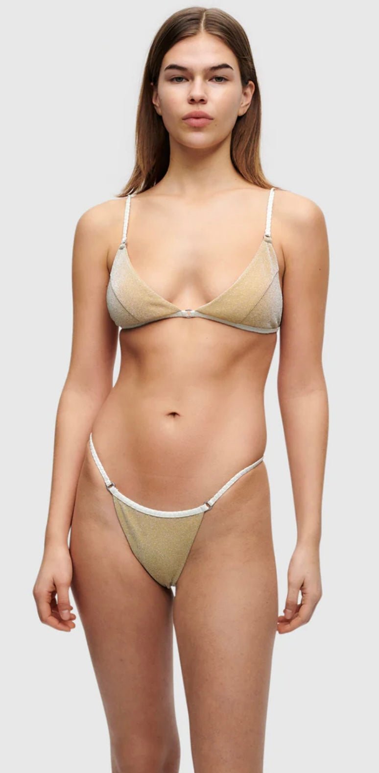 Hanne Bloch - Ivory Glitter Brazilian Bikini - Den Lille Ida - HANNE BLOCH