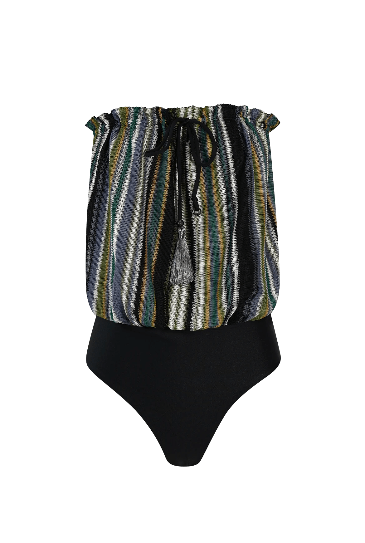 HANNE BLOCH STRIPE KNIT BANDEAU BADEDRAGT - Den Lille Ida - HANNE BLOCH