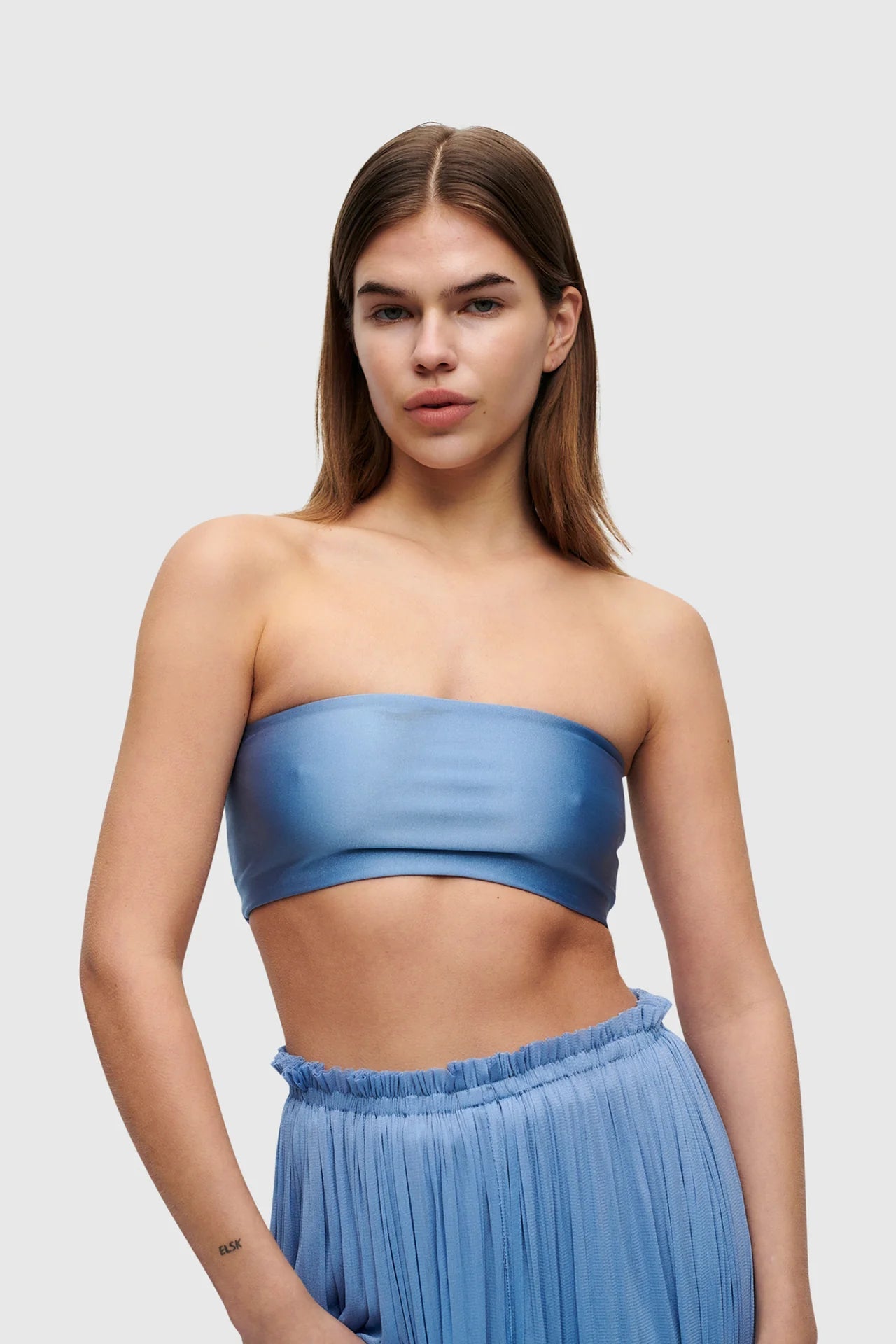 HANNE BLOCH BLUE BANDEAU TOP - Den Lille Ida - HANNE BLOCH