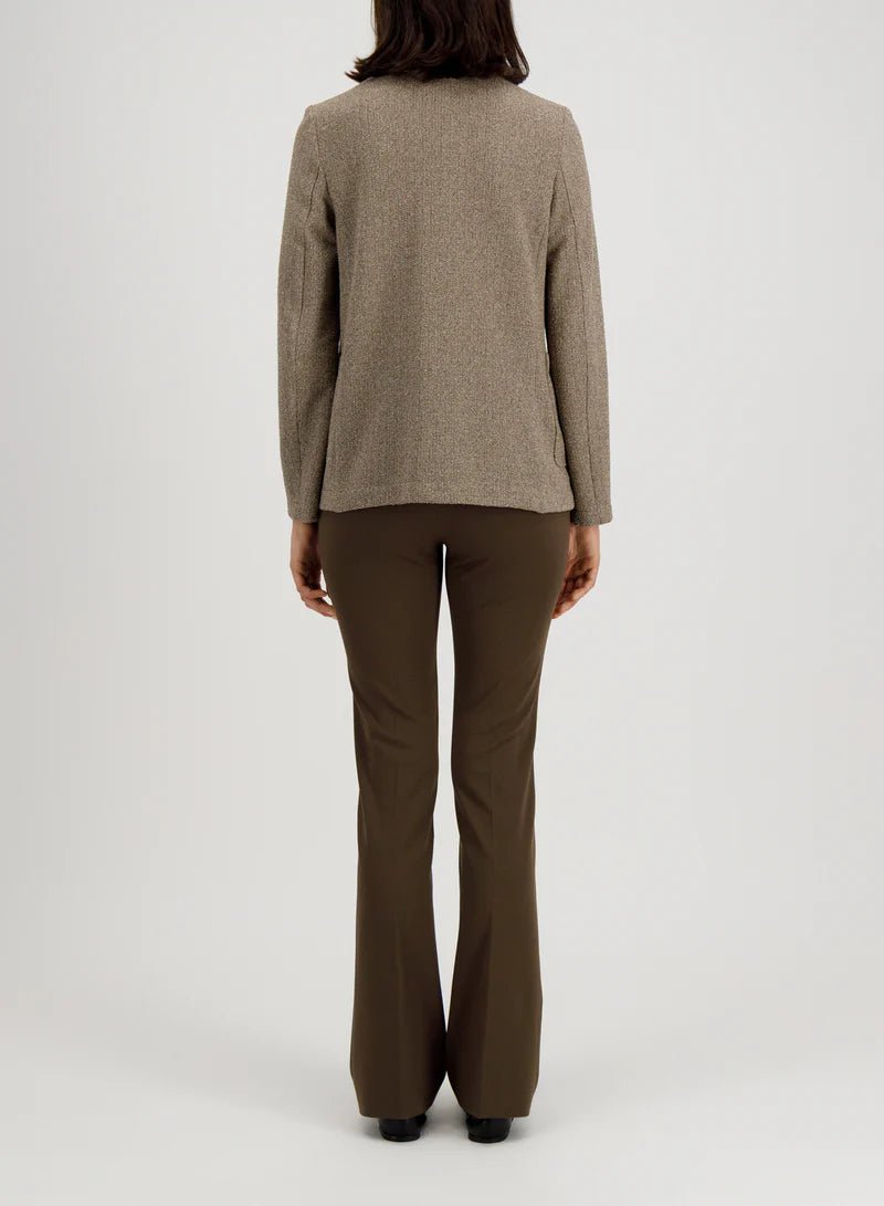 Harris Wharf Stand Up Collar Blazer Bicolour Frisé - Den Lille Ida - Harris Wharf