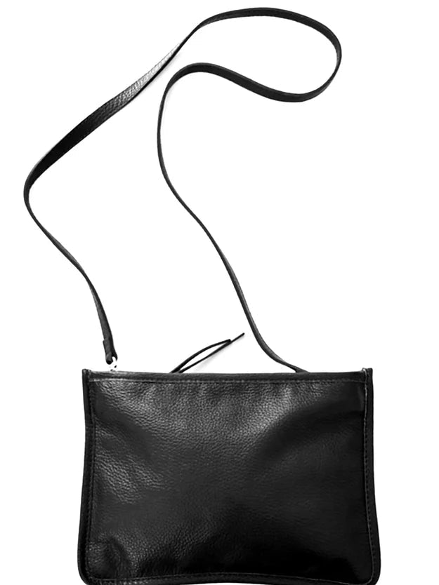 Infiniti Freja Pochette Leather Bag Black - Den Lille Ida - Infinito