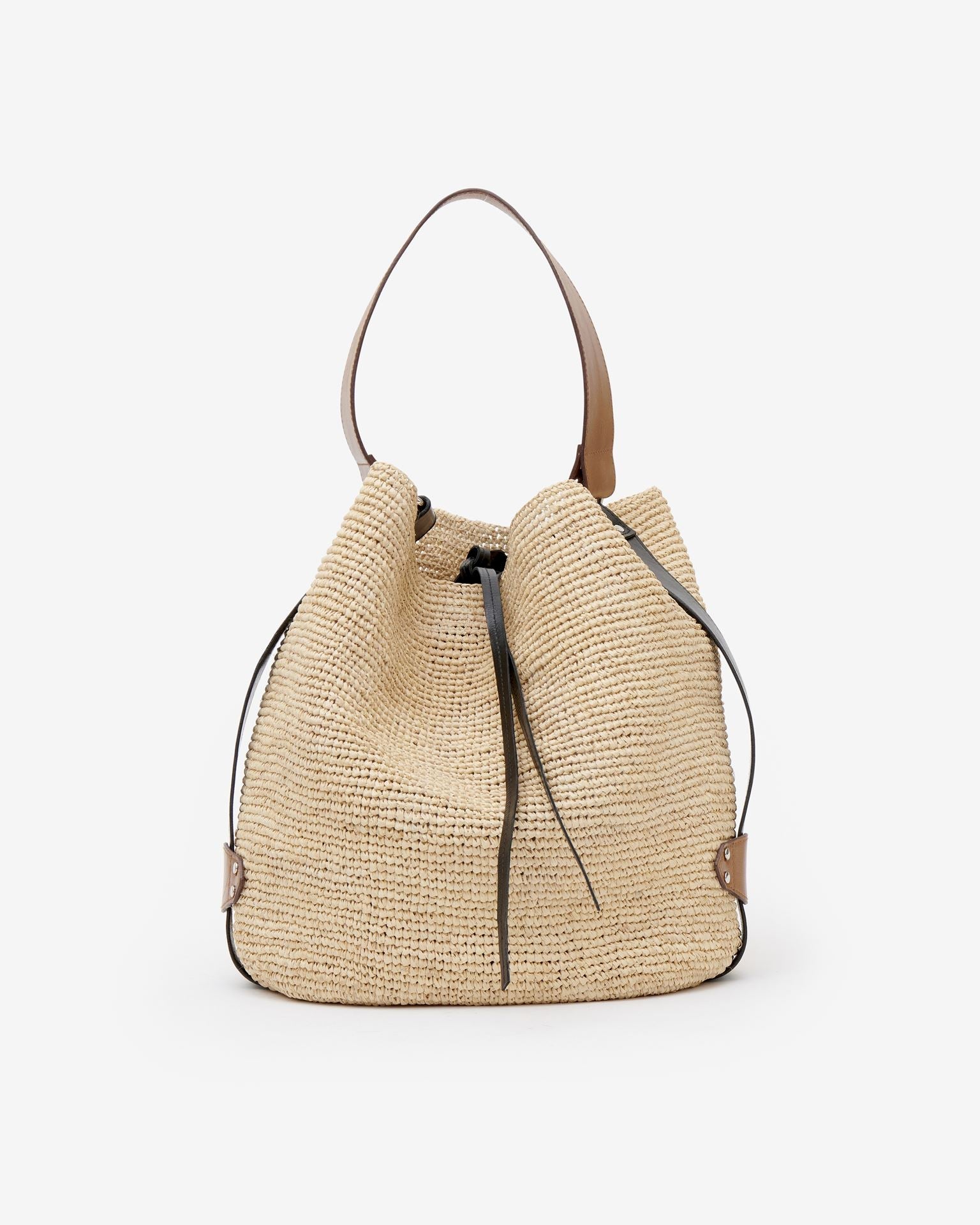 Isabel Marant Étoile BAYIA RAFFIA BUCKET BAG - Den Lille Ida - Isabel Marant Étoile