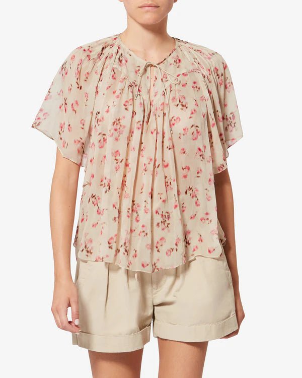 Isabel Marant Neslya Top Beige - Den Lille Ida - Isabel Marant Étoile