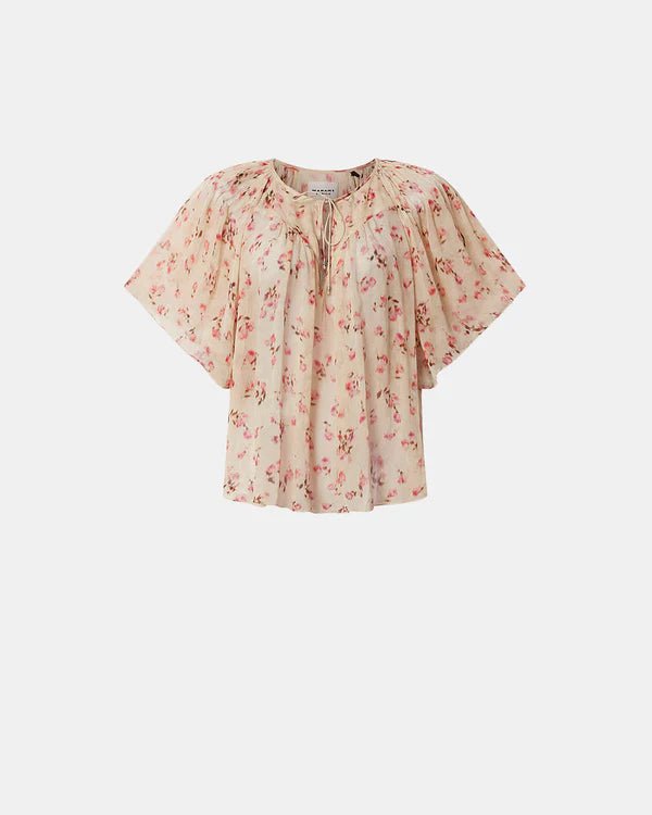 Isabel Marant Neslya Top Beige - Den Lille Ida - Isabel Marant Étoile