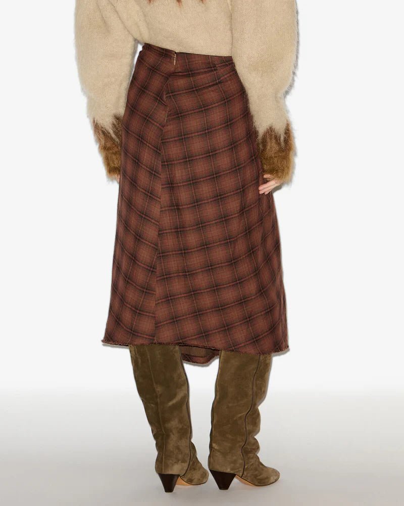Isabel Marant Nicole Skirt Dark Bronze - Den Lille Ida - Isabel Marant Étoile