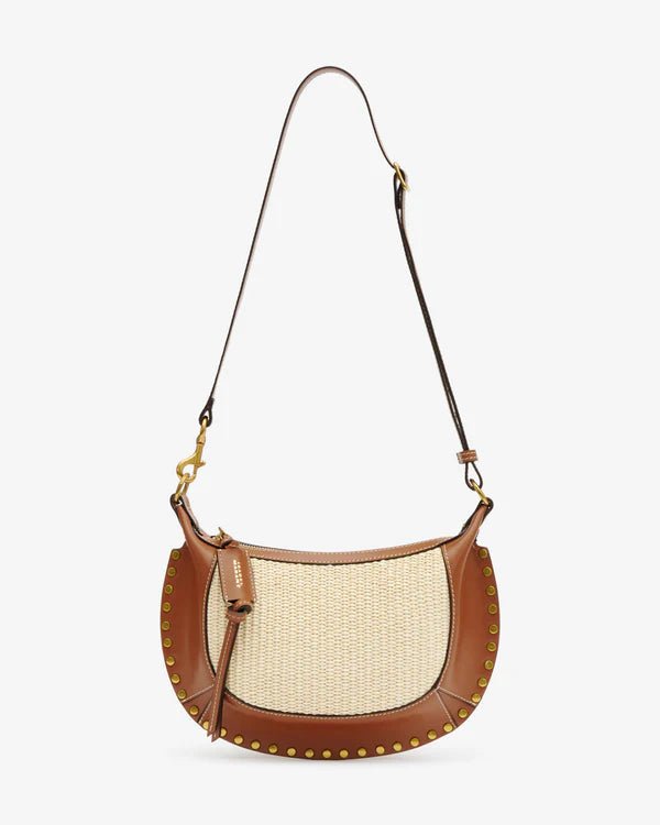 Isabel Marant Oskan Moon Shoulder Bag Natural/Cognac - Den Lille Ida - Isabel Marant Étoile