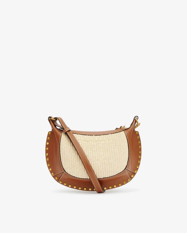 Isabel Marant Oskan Moon Shoulder Bag Natural/Cognac - Den Lille Ida - Isabel Marant Étoile