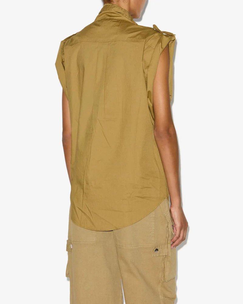 Isabel Marant Remea Top Khaki - Den Lille Ida - Isabel Marant Étoile