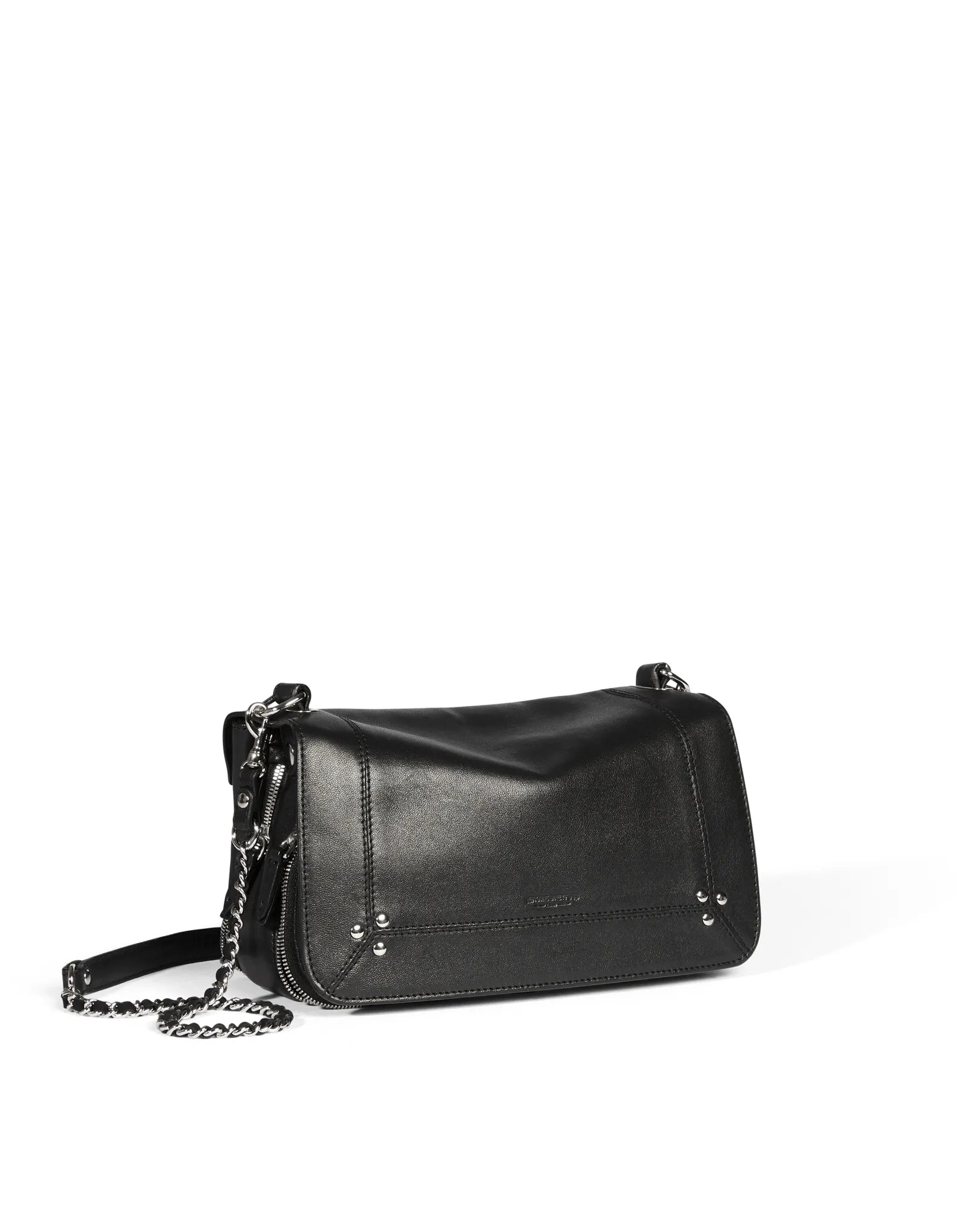 Jérôme Dreyfuss Bobi Noir silver lambskin - Den Lille Ida - Jérôme Dreyfuss
