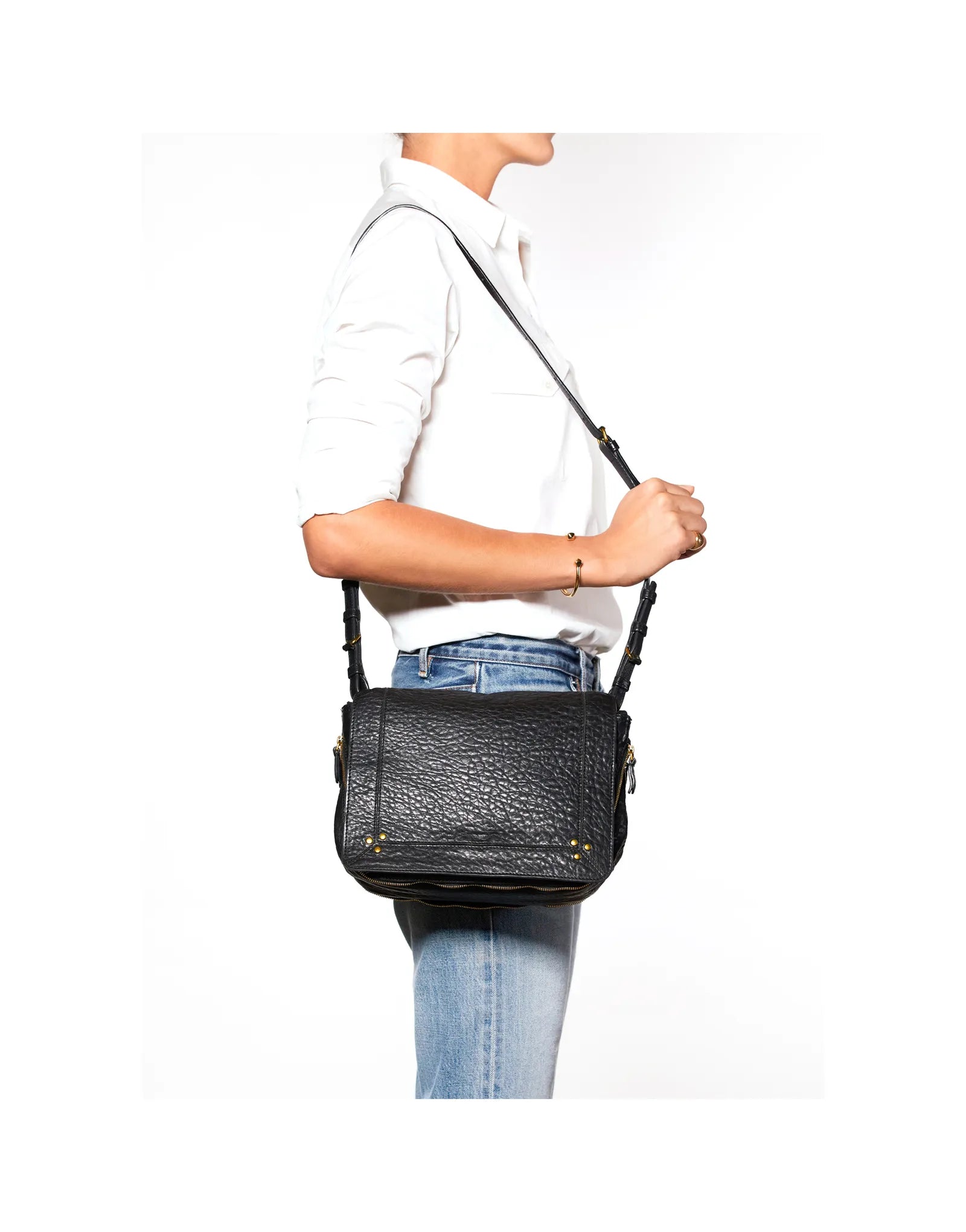 Jerome Dreyfuss Igor Noir Bubble Lambskin - Den Lille Ida - Jérôme Dreyfuss