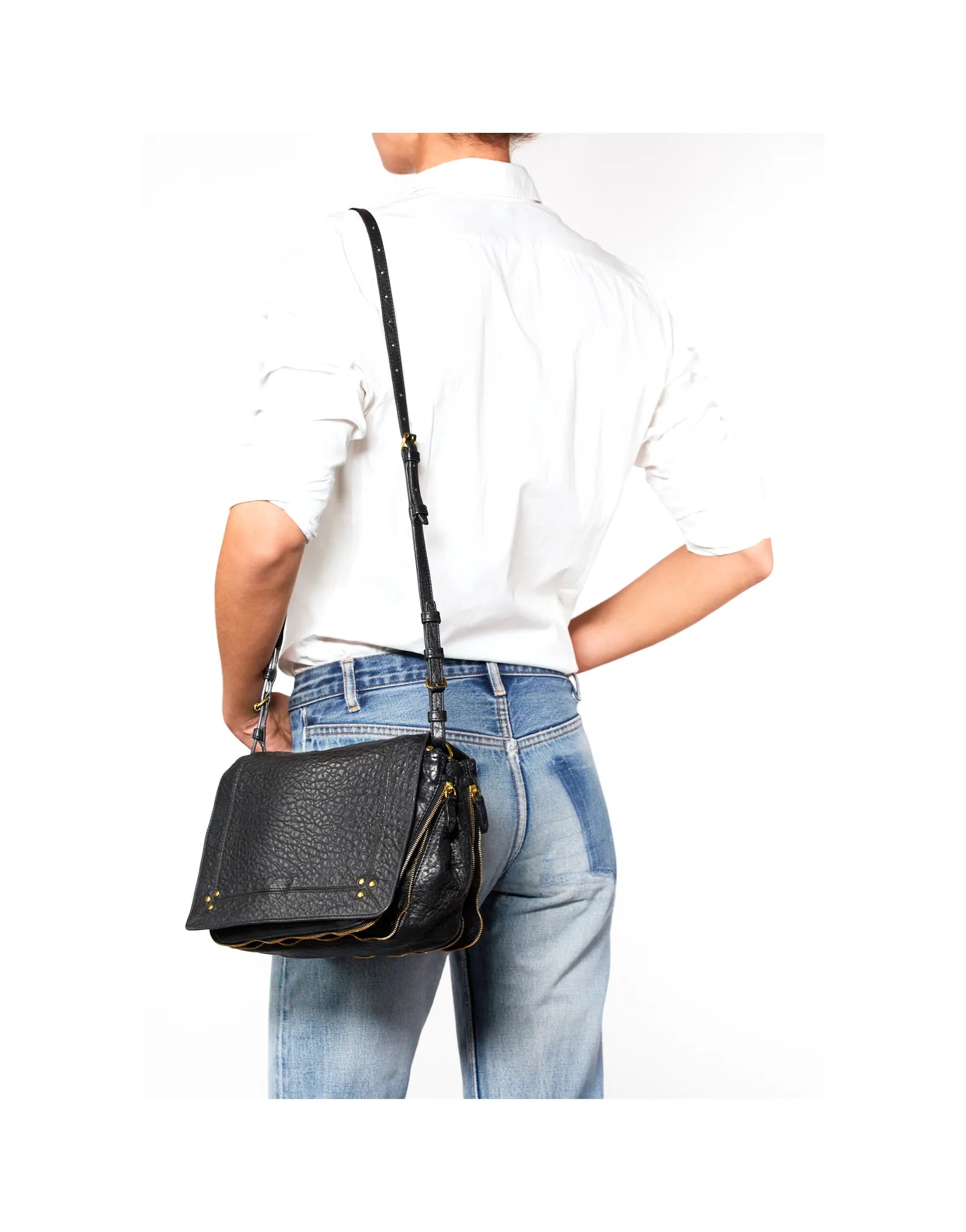 Jerome Dreyfuss Igor Noir Bubble Lambskin - Den Lille Ida - Jérôme Dreyfuss