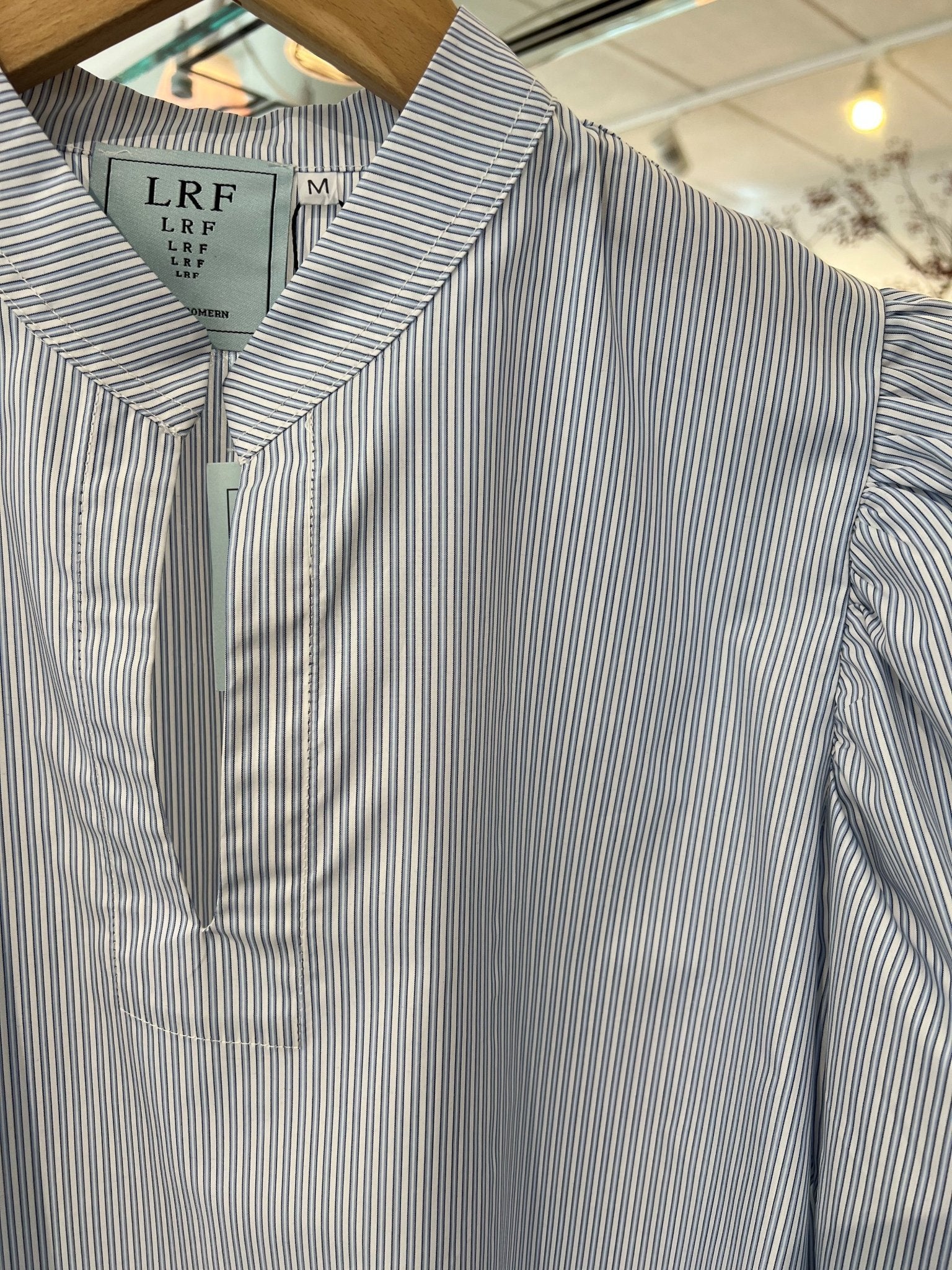 Louise Rømern Freddie Sammy Jo Puff Sleeve Blue Stripe - Den Lille Ida - Louise Rømern Freddie
