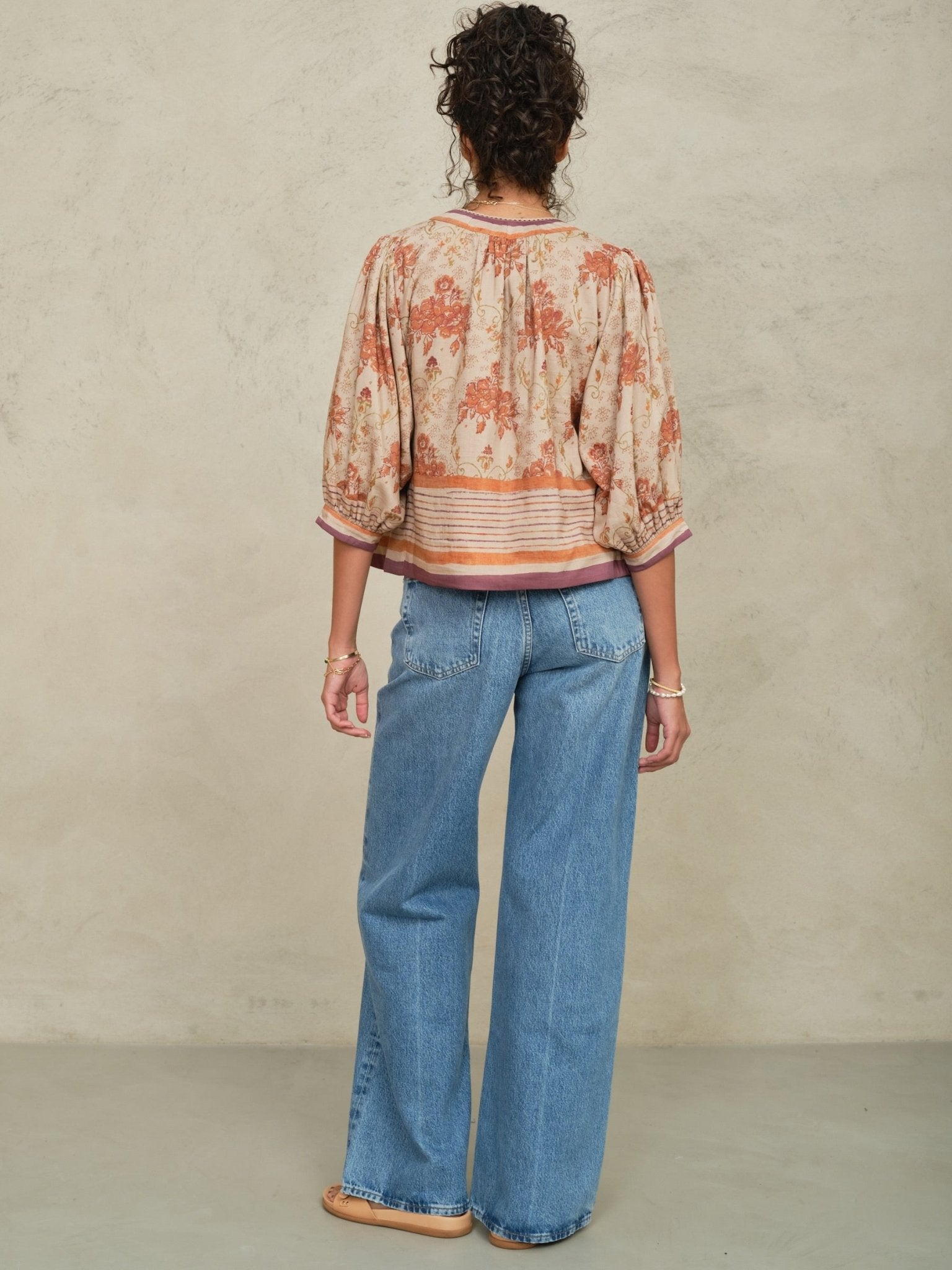 M.A.B.E Aubrie Print Jacket - Den Lille Ida - M.A.B.E