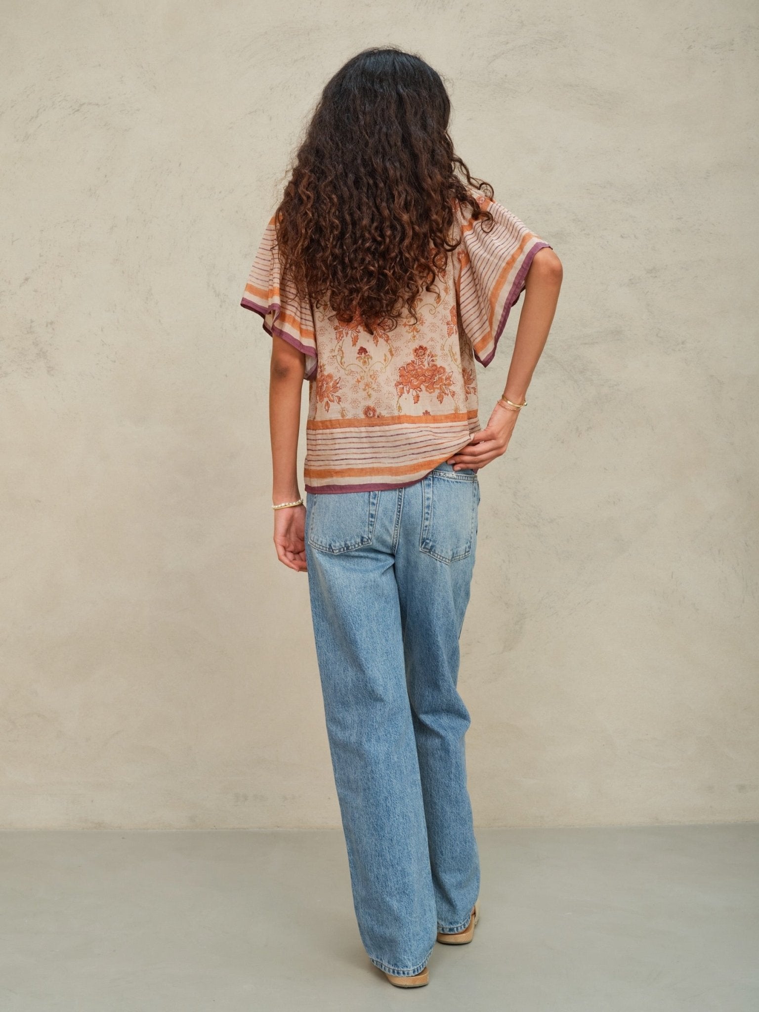 M.A.B.E Aubrie S/S Top Multi - Den Lille Ida - M.A.B.E