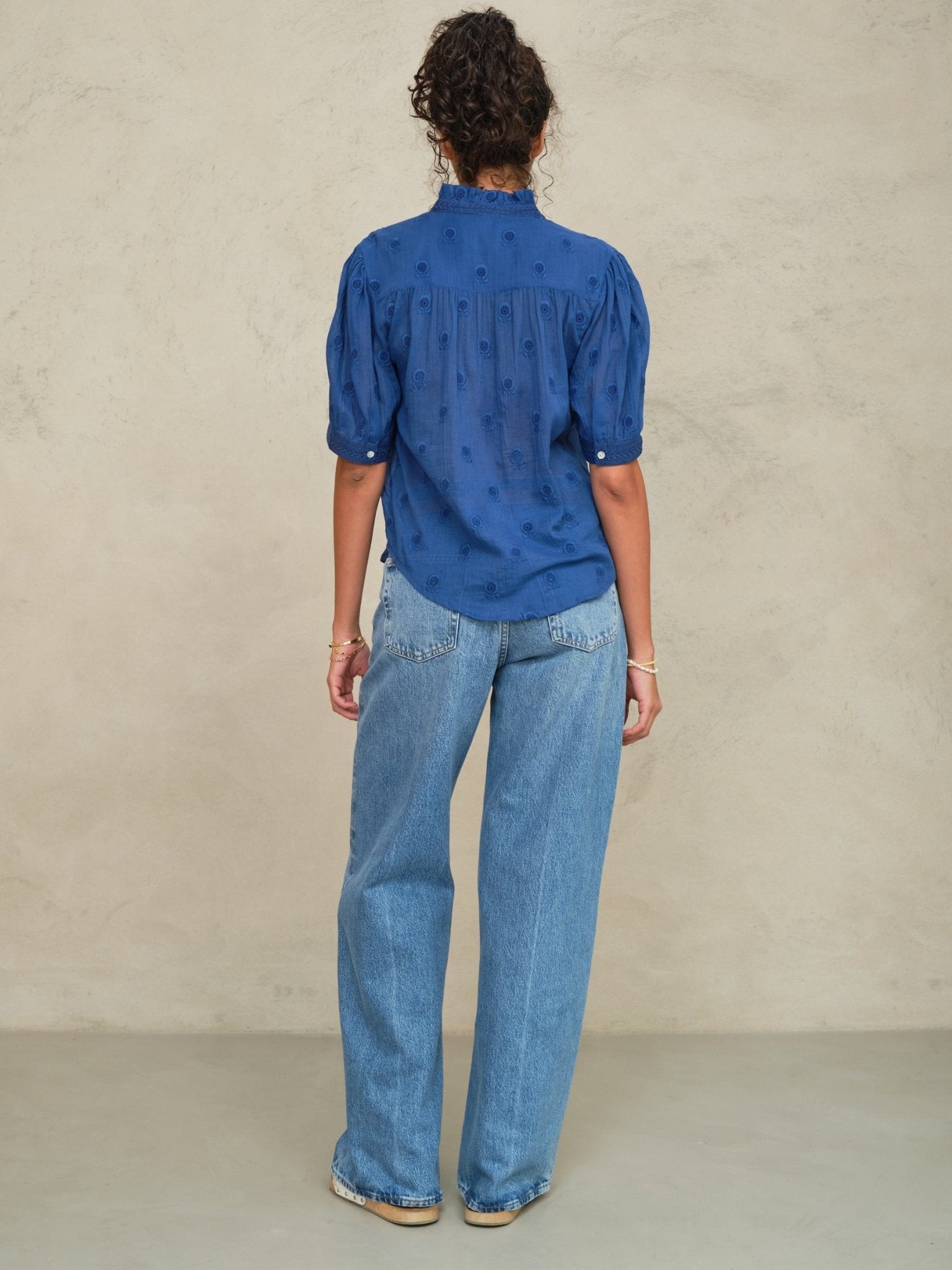 M.A.B.E Frani Top Indigo - Den Lille Ida - M.A.B.E