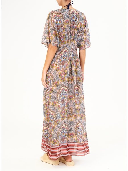 M.A.B.E. Pia Print Kaftan Dress - Den Lille Ida - M.A.B.E