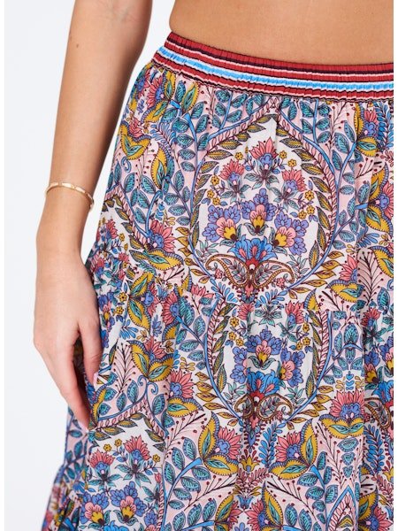 M.A.B.E. Print Midi Skirt - Den Lille Ida - M.A.B.E