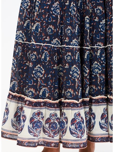 M.A.B.E. Seren Print Maxi Skirt - Den Lille Ida - M.A.B.E