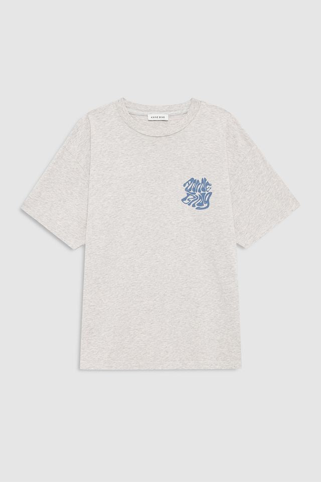 Anine Bing Cade Tee Wave Heather Grey