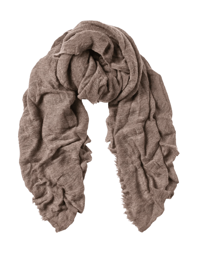 Natura Cashmere Roma Luxury Scarf Taupe - Den Lille Ida - Natura Cashmere