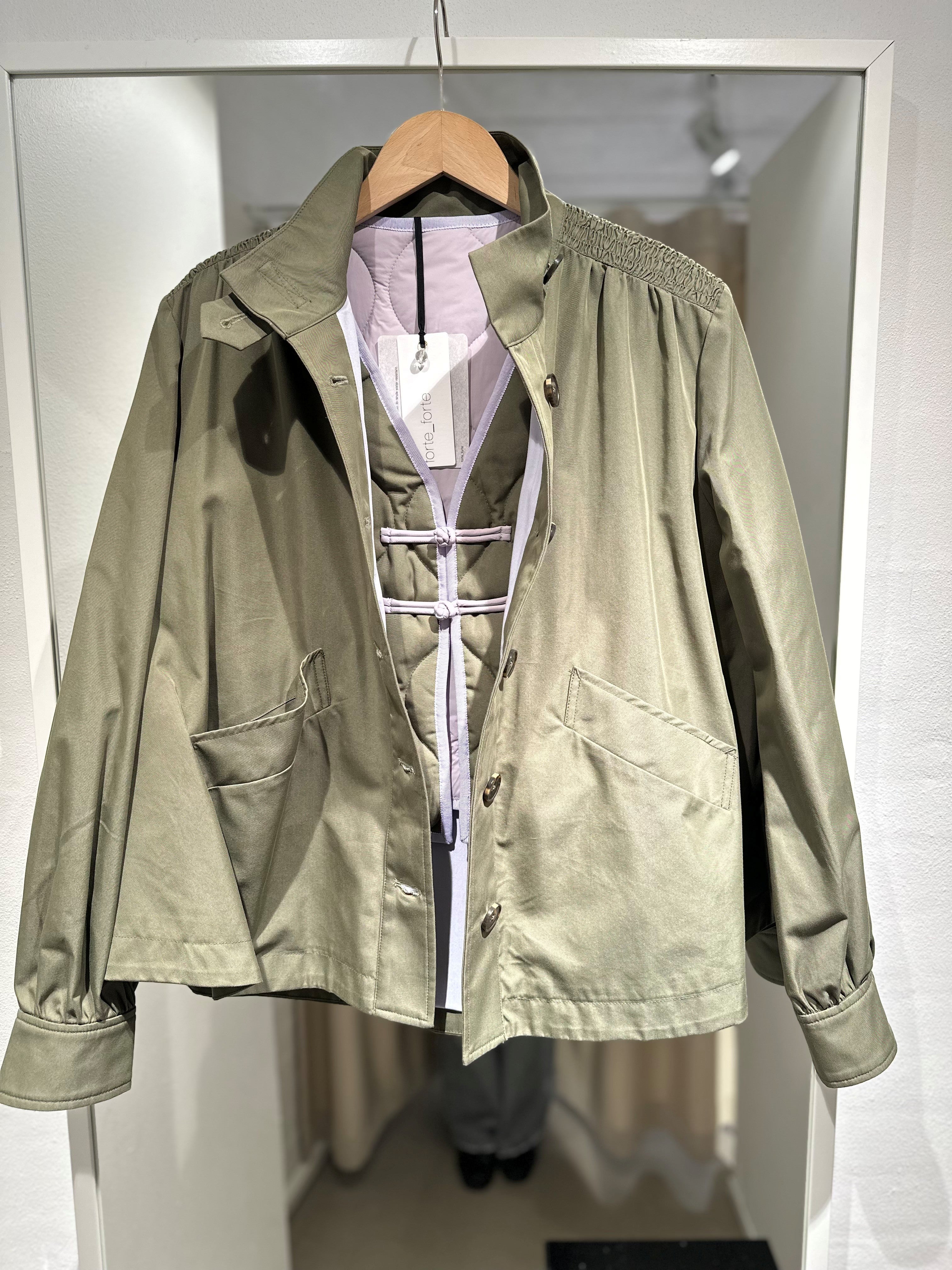 forte_forte rainproof short jacket