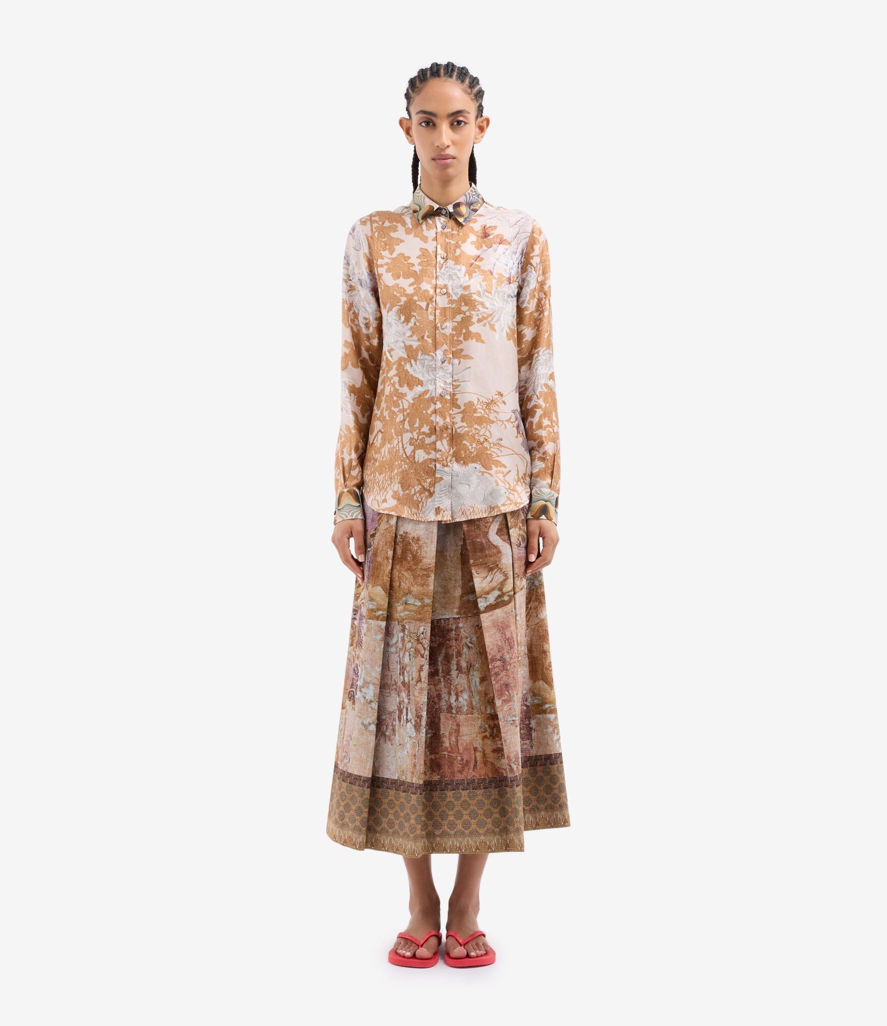 Pierre - Louis Mascia Aloe Silk Shirt - Den Lille Ida - Pierre - Louis Mascia