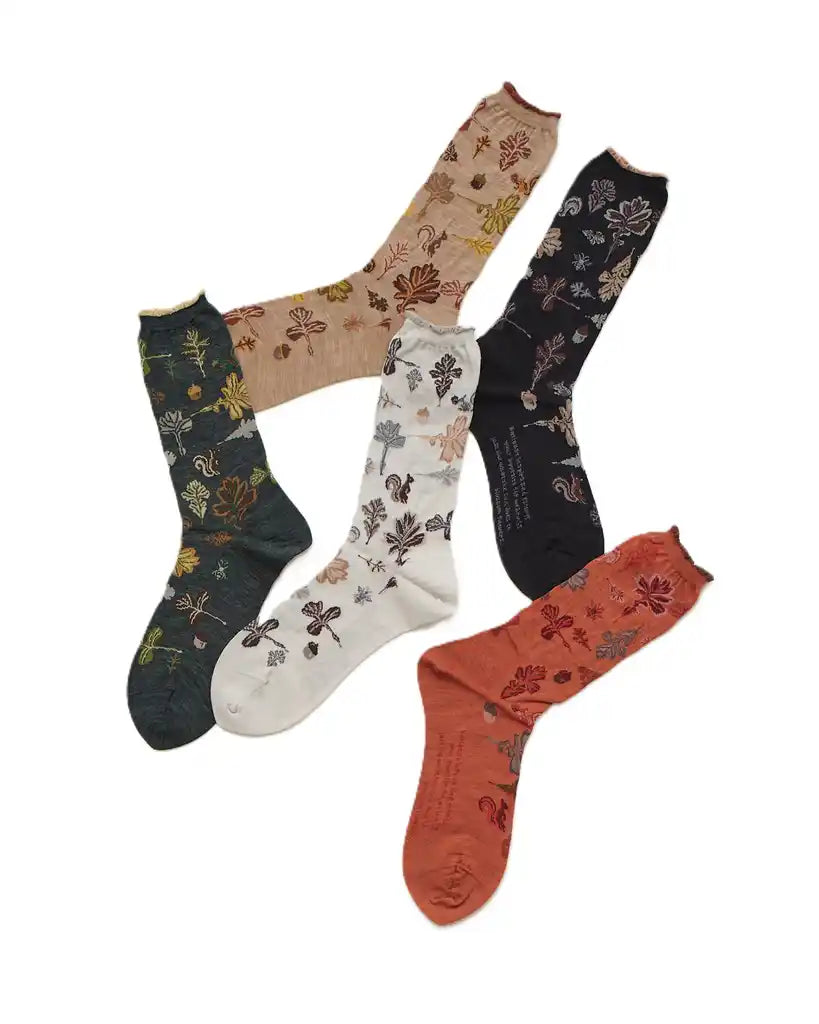 Antipast Autumn Park Socks Low White