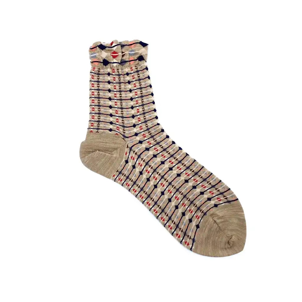 Antipast Link Up Socks Beige