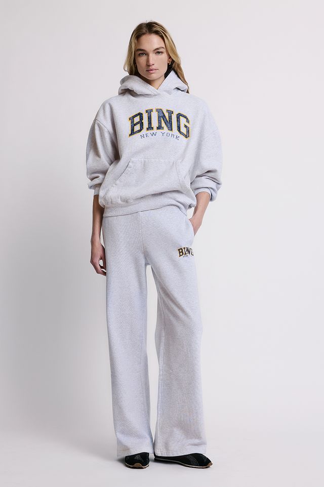 Anine Bing Harvey Sweatshirt Bing NY Light Heather Grey