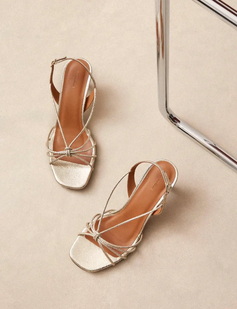 Rivecour Sandals No 470 White Gold - Den Lille Ida - Rivecour
