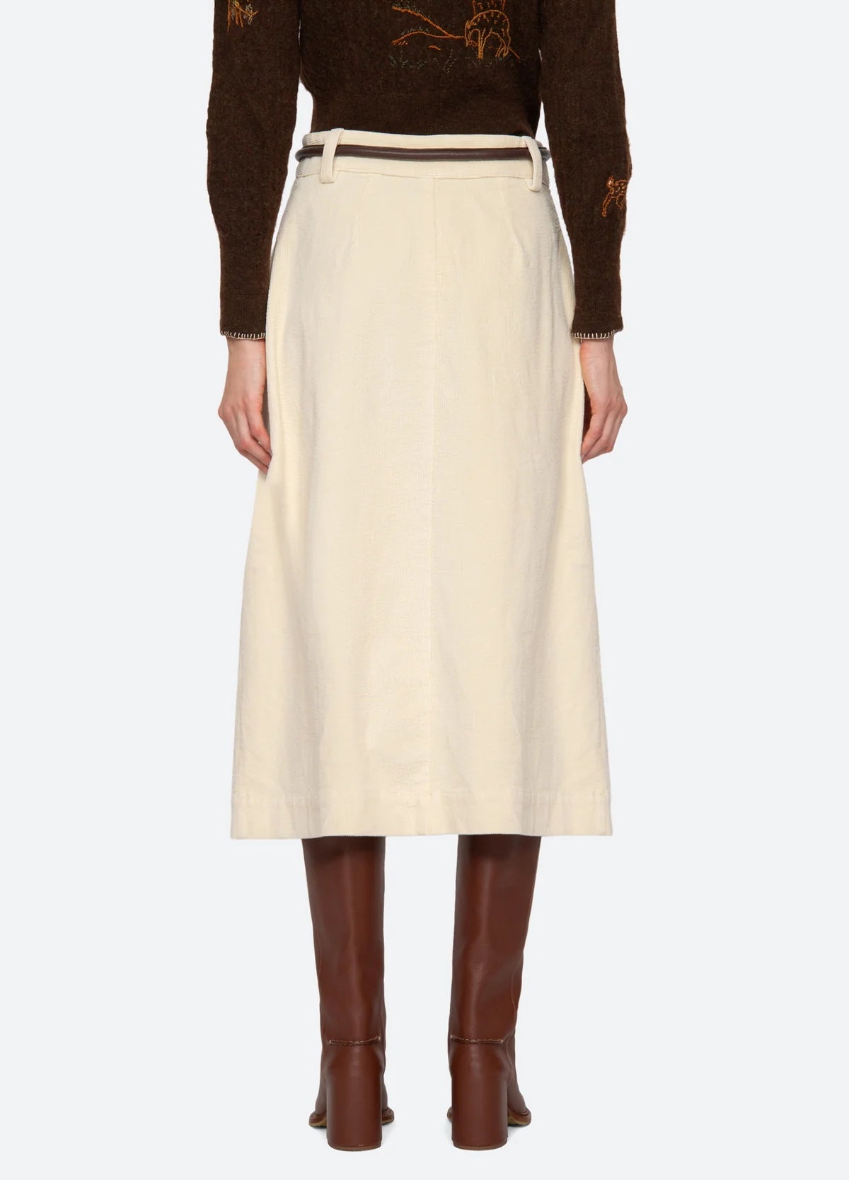 Sea New York Carine Corduroy Button Down Skirt - Den Lille Ida - Sea New York