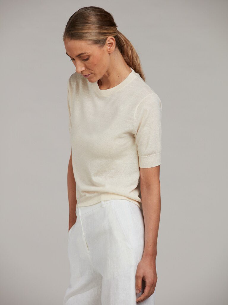 Stenströms Janet Knitted Top Off White - Den Lille Ida - Stenströms