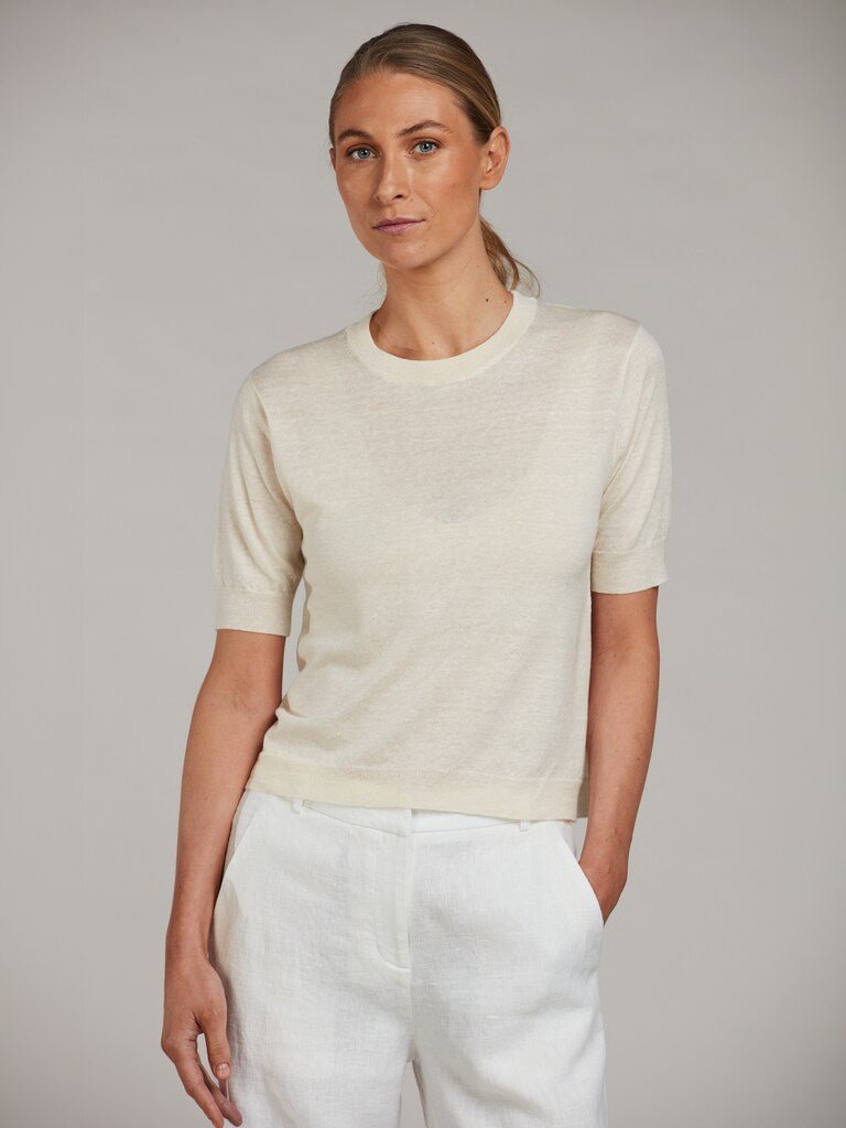 Stenströms Janet Knitted Top Off White - Den Lille Ida - Stenströms