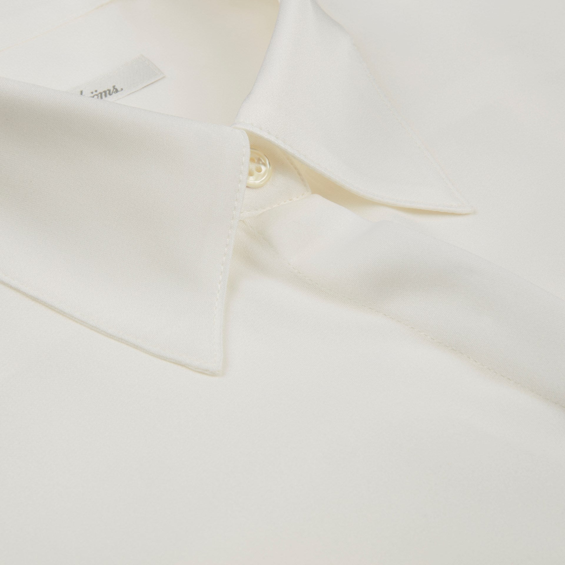 Stenströms Susan Silk Stretch Shirt Off-White - Den Lille Ida - Stenströms