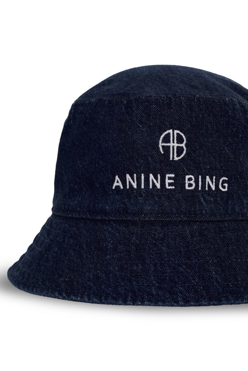 Anine Bing Nicks Bucket Hat Ink Blue
