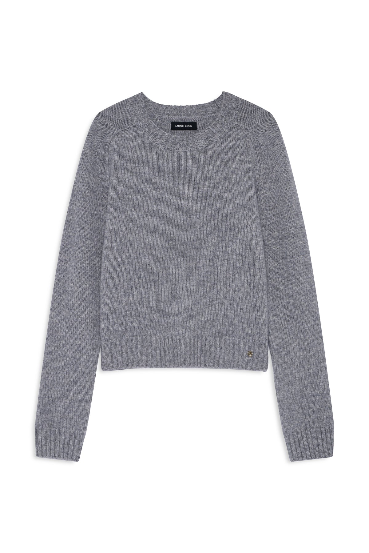 Anine Bing Tim Cashmere Sweater Light Grey